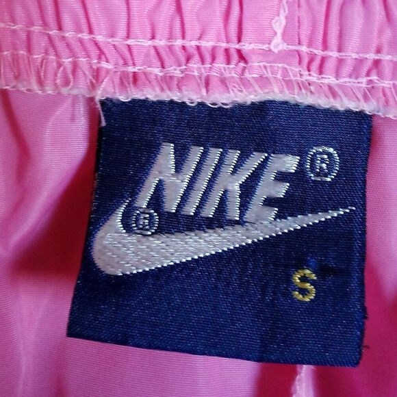 Vintage 80s Nike Wind Pants Joggers Trainers Pink - Picture 4 of 8